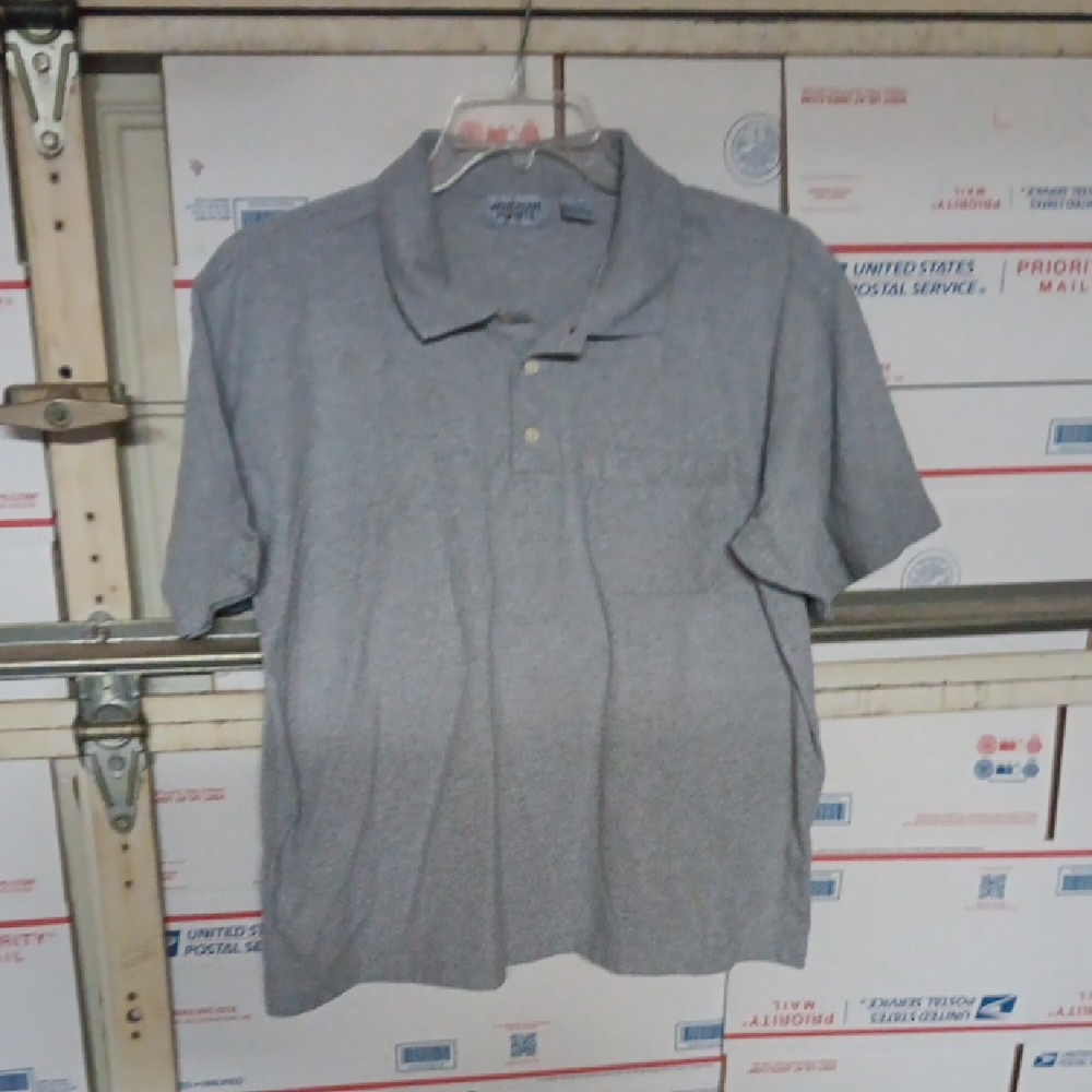 Windham Pointe Size L Gray Polo Shirt (SKU N143)